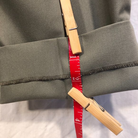 Zara lady's pants size L Khaki - Picture 12 of 12